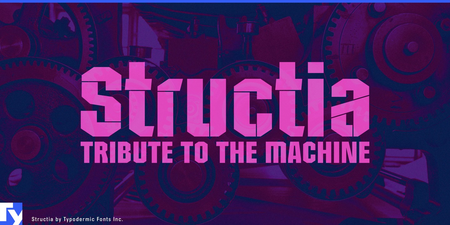 フォント Structia